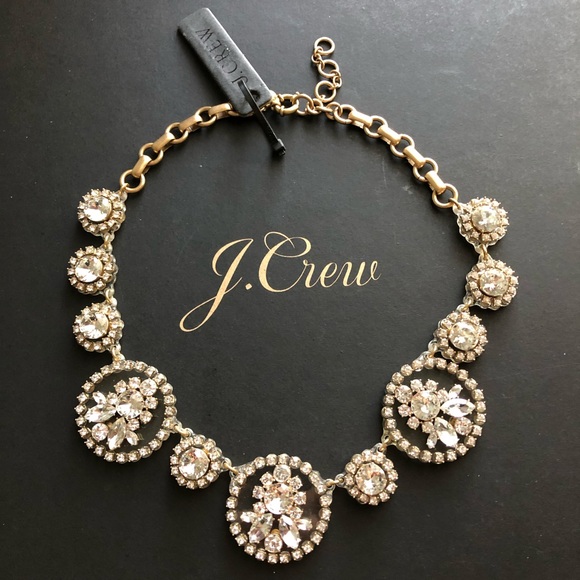 NWT J. Crew Crystal statement necklace - Picture 2 of 7